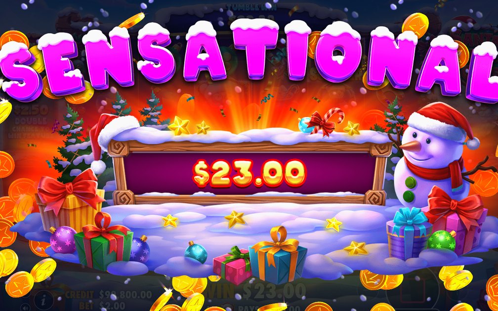 Tumble total with the combined gift multiplier applied to the sequence